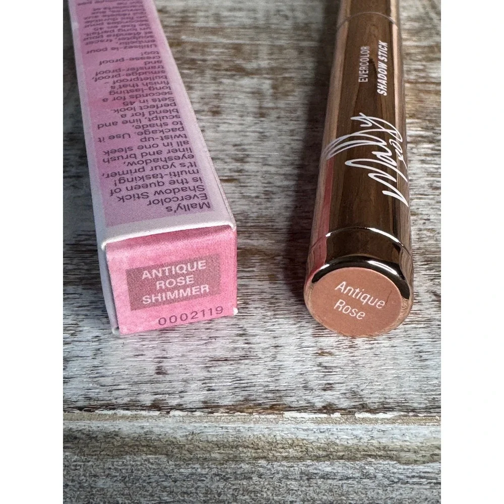 Mally Evercolor Shadow Stick Antique Rose Shimmer NIB MSRP $25